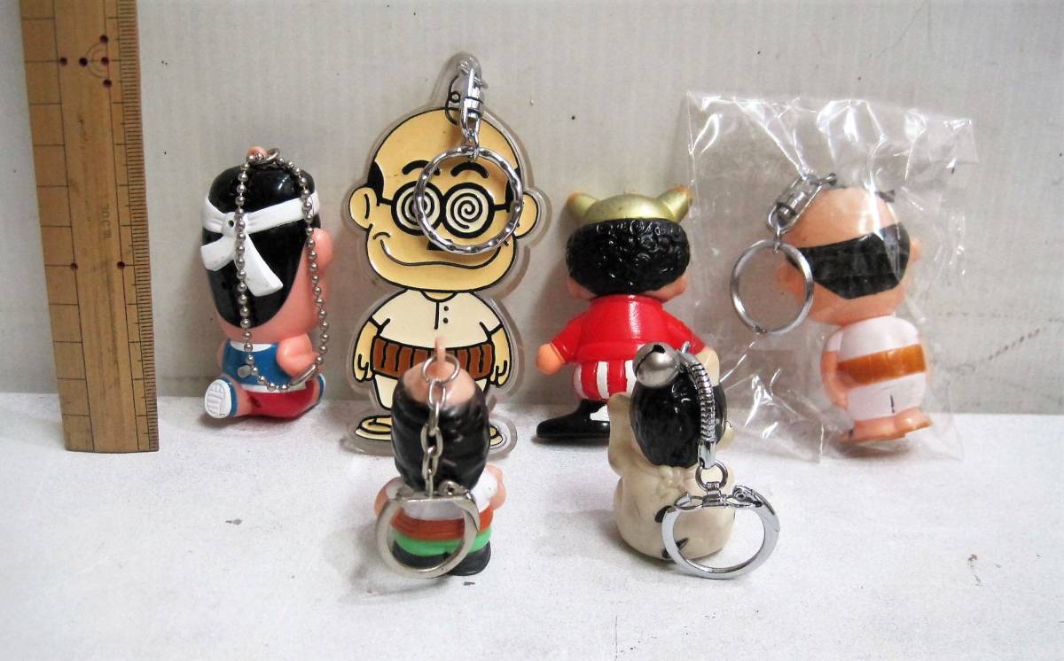  ultra rare / character key holder 6 point /...2 piece / Kato Cha 2 piece / Shimura Ken /. flat Chan / retro ( image reference ) that time thing /