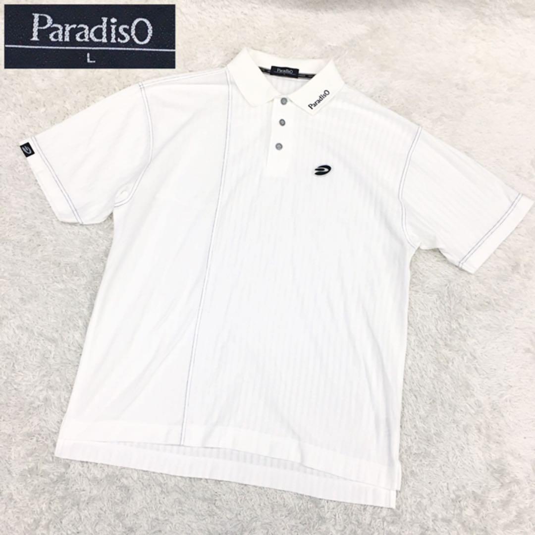 PARADISO ゴルフポロシャツ サイズL - メンズウェア
