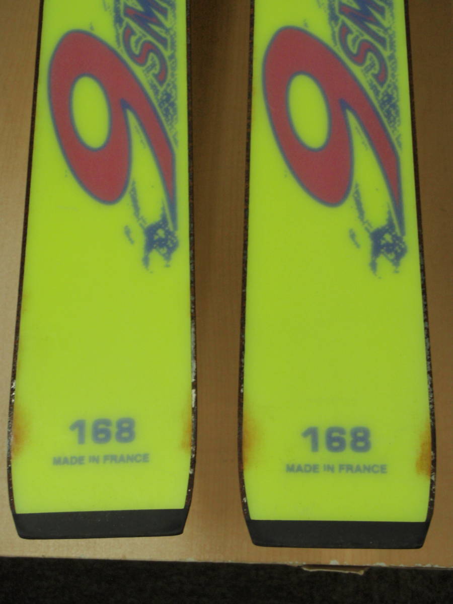 中古 ROSSIGNOL/ロシニョール スキー板 168㎝ 横幅64㎜ [SB-94] ◆送料無料(北海道・沖縄・離島は除く)◆A_裏面です