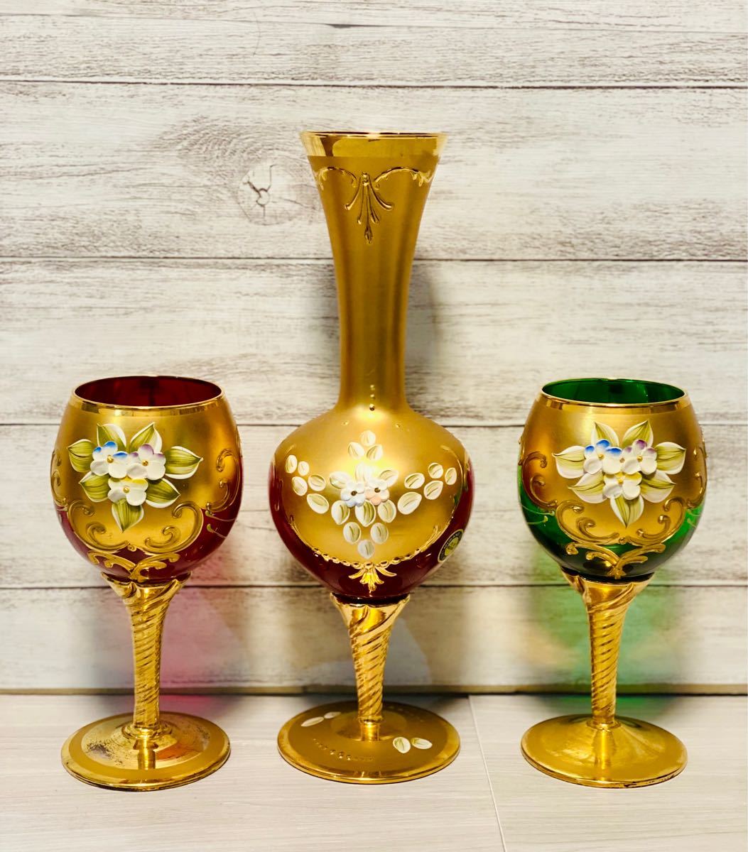 24K 24金で作られている ワイングラス marukyu.com