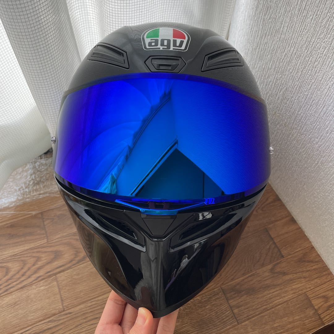 AGV K1 メタリックブルーシールド アジアンフィットL | labiela.com