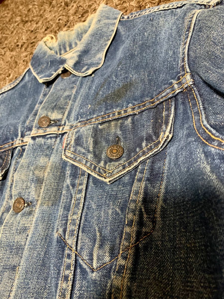 Levi's ボタン裏526 BIG E 3rd 不均等V Gジャン リーバイス 70505
