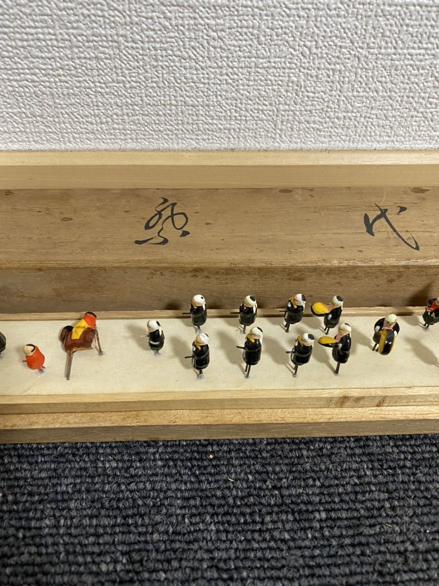珍品】時代祭 維新 勤王隊 細密細工 銘有 年代物 時代物 詳細不明
