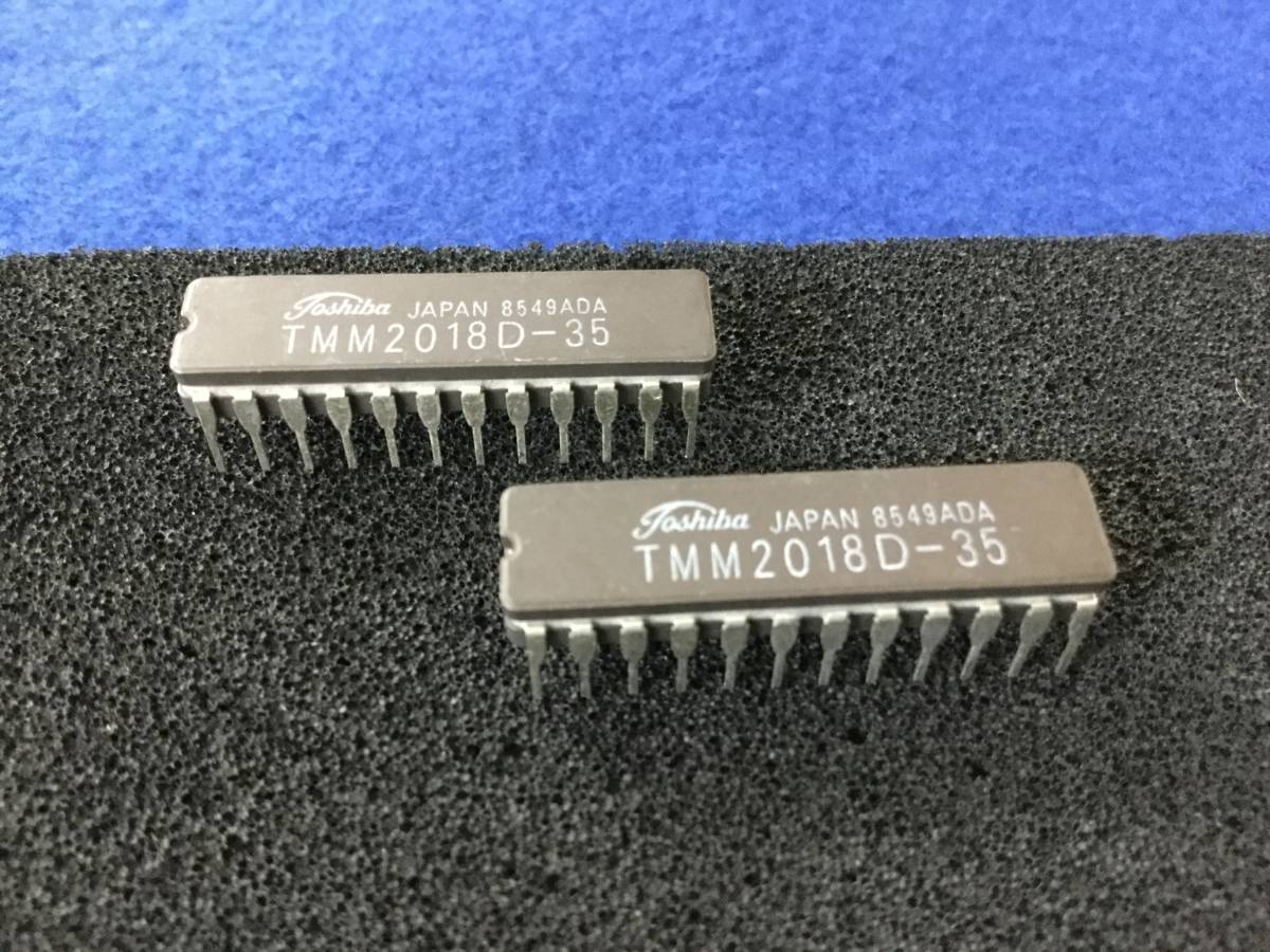 TMM2018D-35【即決即送】東芝 2,048Wx8 スタティック RAM セラミック [187TbK/276844M] Toshiba 2KWx8 STATIC RAM ２個 _画像2