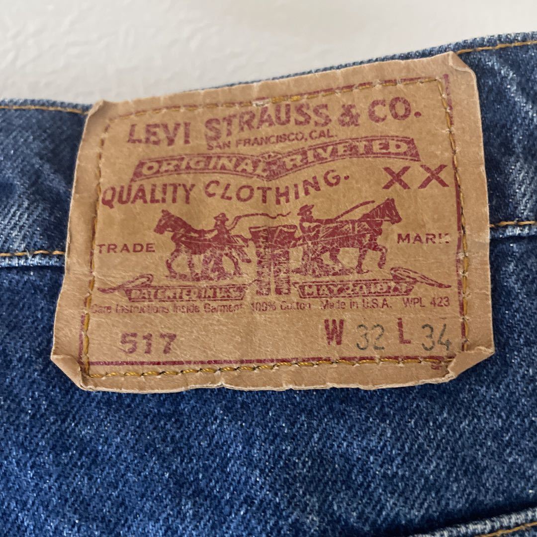 90s Made in USA アメリカ製 Levi''s Levis 517 フレア デニム