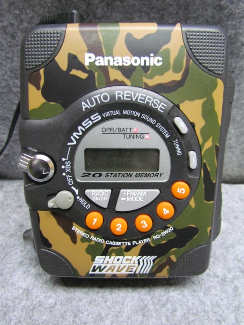 3033円 超大特価 Panasonic SHOCK WAVE RQ-SW66V カセットプレーヤー