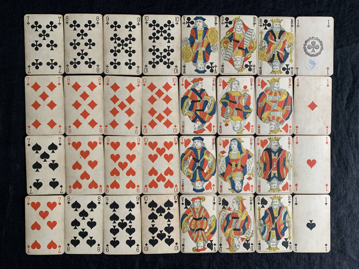 ヤフオク! フランス 世紀後期 ピケ デッ