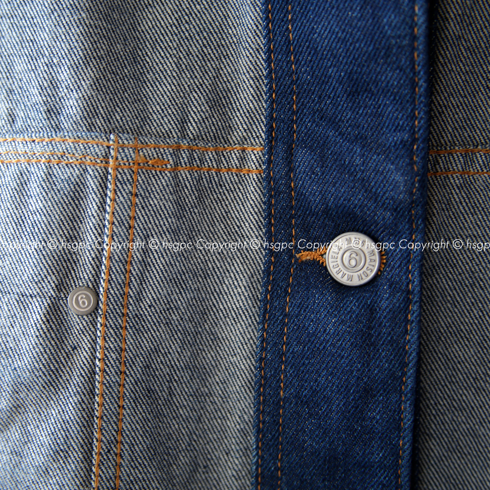 【定価9.9万】新品 MM6 メゾン マルジェラ リバース デニム ジャケット コート オーバーサイズ MaisonMargiela エムエム6 インサイドアウト