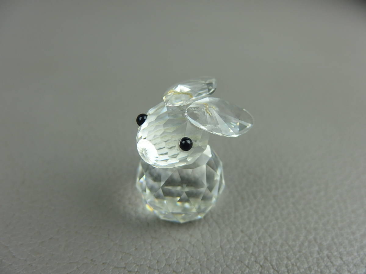 【骨董・ガラス工芸】★SWAROVSKI スワロフスキー クリスタルフィギュア★★亀 兎 鳥 ３点まとめて dh047xb. ひよこ_画像5