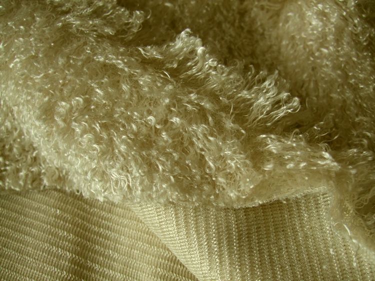  cloth s63#160×108-20×42cm# unbleached cloth color series length of hair length . sheep boa knitted cloth is gire