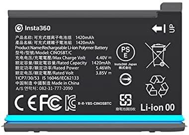 送料無料 Insta360 ONE X2 特別セール品 リチウムポリマー充電池 1420mAh 迅速な対応で商品をお届け致します