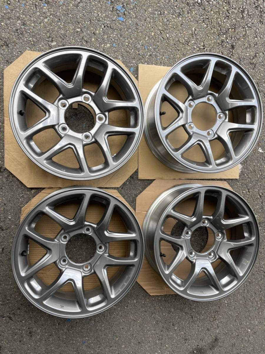 新車外し スズキ ジムニー 純正ホイール 16インチ 4本セット 5.5j