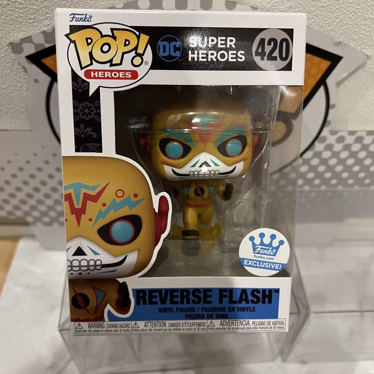 FUNKO POP! DC フラッシュ　リバースフラッシュ　死者の日　限定_画像1