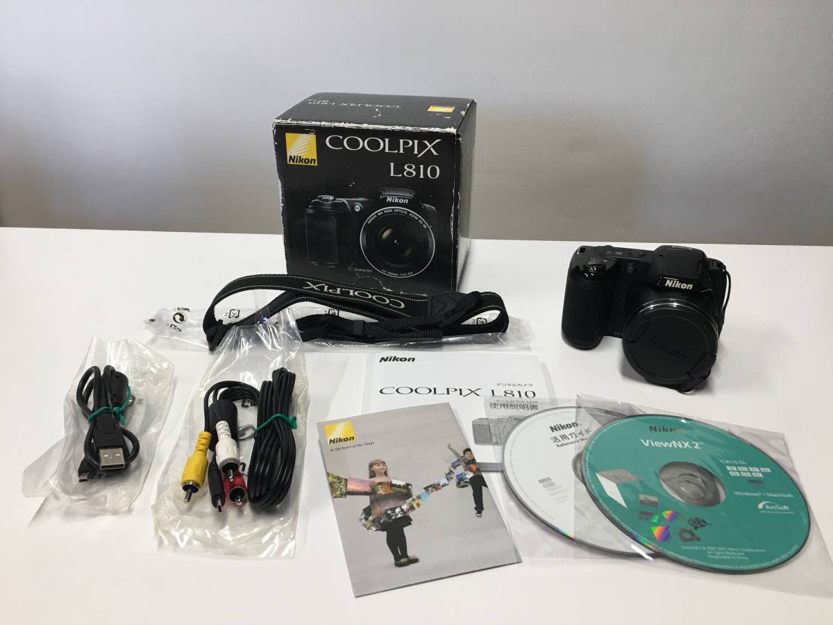 A19151)Nikon COOLPIX L810 デジタルカメラ 元箱付 中古動作品