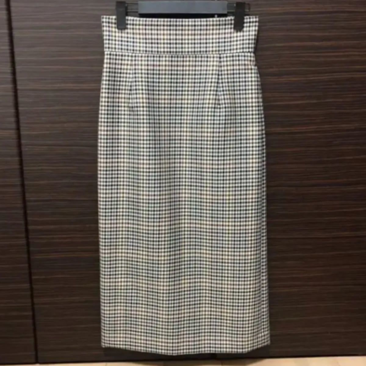 aquagirl チェックタイトスカート