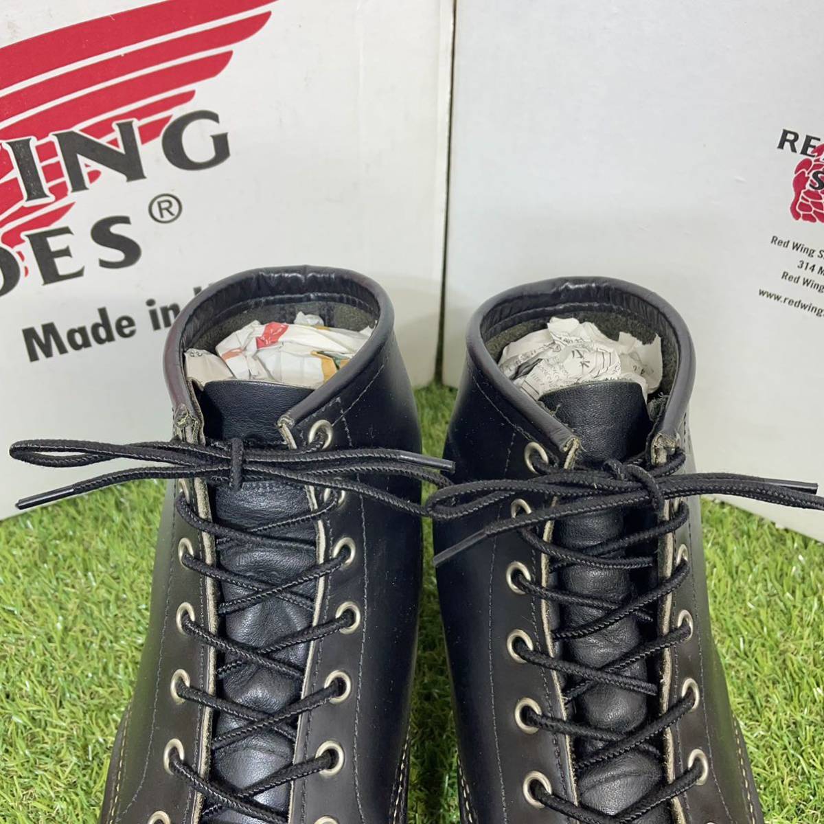 安心品質0745】廃盤8179レッドウイングREDWINGブーツUS9送料込
