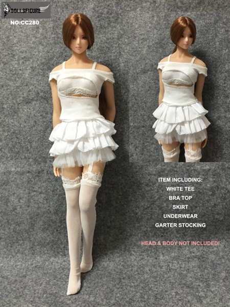 1/6サイズフィギュア用衣装 女性用 セクシーパンクコスチューム 【DOLLSFIGURE ドールズフィギュア CC280】 PHICEN/ファイセン対応_画像1