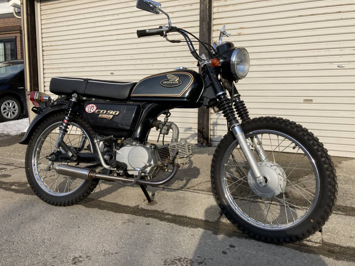 ホンダ cd90 ベンリィ HA03 スクランブラー風カスタム 山形県発 www
