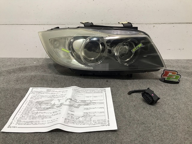 3シリーズ E90 純正 前期 右ヘッドライト/ランプ キセノン HID 63.11-6 942 740.9 BMW(108941)_画像1