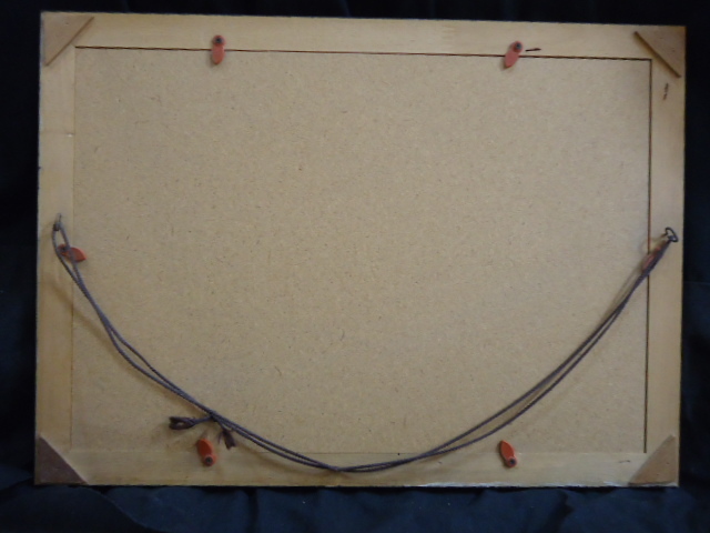  рама ( золотой подставка ) почетный сертификат B4(. 2 ) штамп 394X273cm передняя сторона стекло б/у товар (10)
