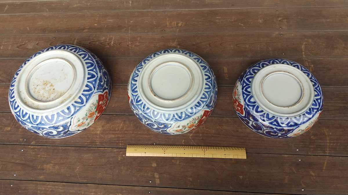 新作入荷低価 ヤフオク! - 逸品 伊万里 染付 三ツ鉢 山水 花文 proaves.org