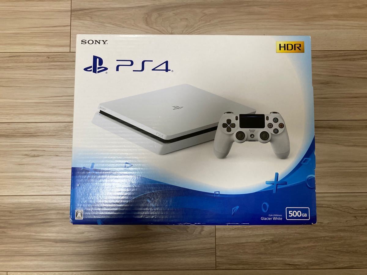 美品】PlayStation4 CUH-2100AB02 グレイシャーホワイト PS4本体 - www