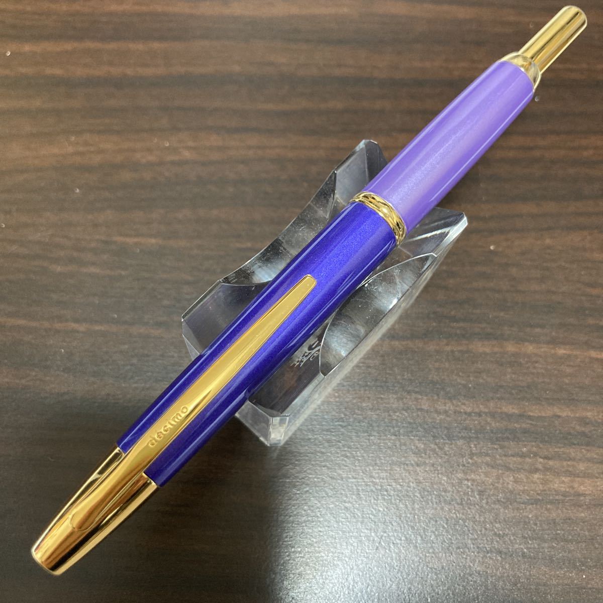 【レア】パイロット キャップレス デシモ アジサイ ゴールド 万年筆 F 18K PILOT capless decimo 紫陽花 ナガサワオリジナル 限定135本の画像1