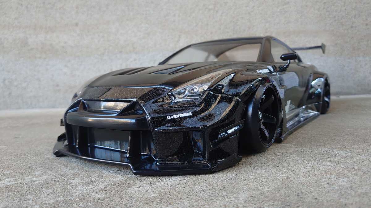 1/10 RCボディ テツジン LBシルエット ワークス R35 GTR オーバー