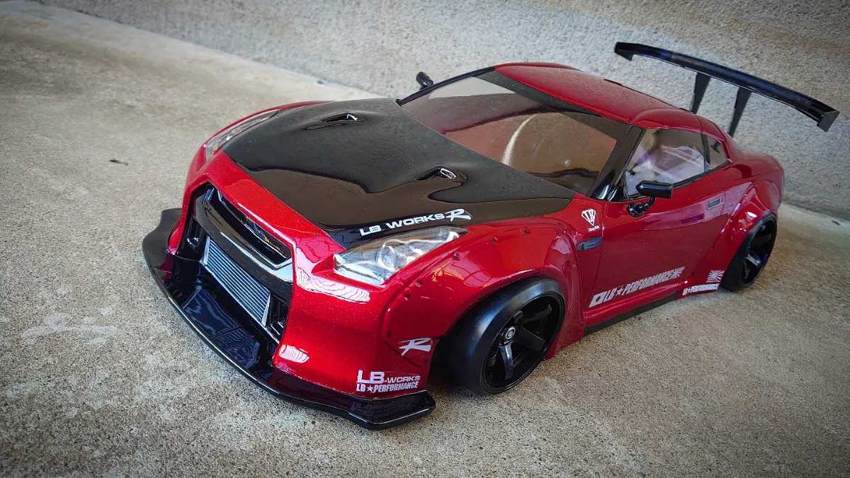ヤフオク! - 1/10 RCボディ テツジン LBワークス R35 GTR オ...