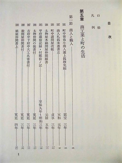 ［郷土史］甲府市史　史料編　第三巻 近世 2（町方 2）　甲府市役所 1987（山梨県/主として町の生活と交通に関する史料を収録_画像3