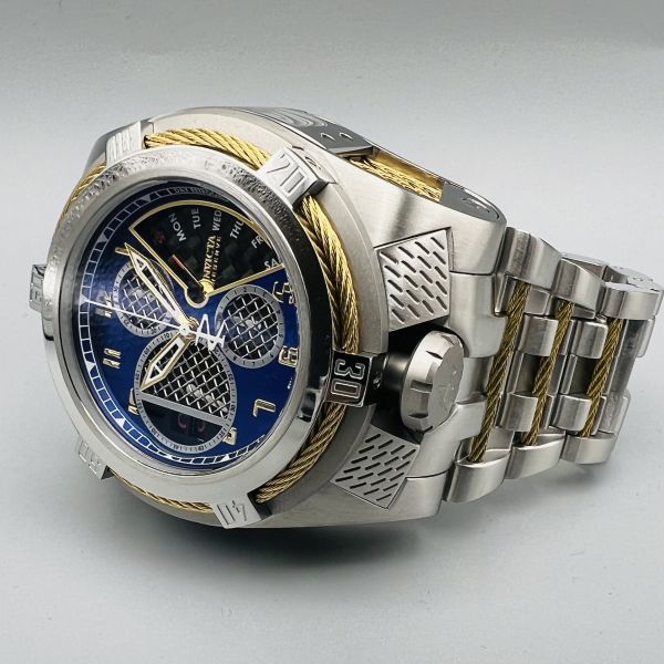 究極!圧倒的存在感【新品】INVICTA インビクタ ボルトゼウス ブルー