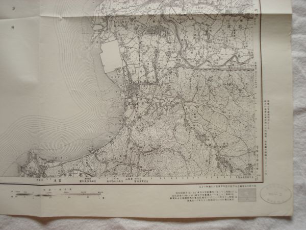 古地図 昭和20年代】『木更津』五万分一地形図東京4号 昭和27年 古地図 昭和20年代】『木更津』五万分一地形図東京4号 昭和27年