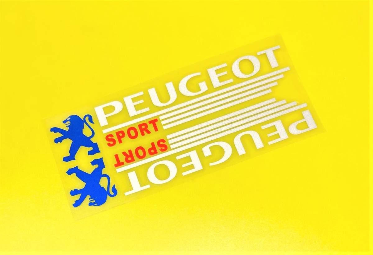 * new arrivals PEUGEOT SPORT white series sticker 