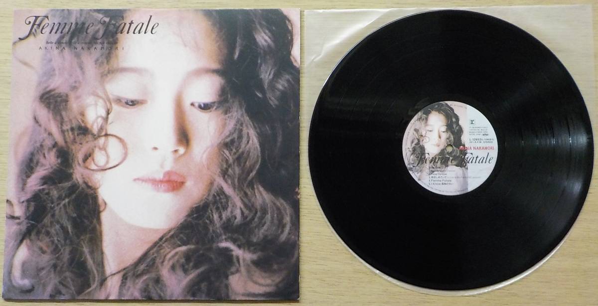 ≪中古LPレコード≫中森明菜：Femme Fatale(ファム・ファタル)【L-12653】