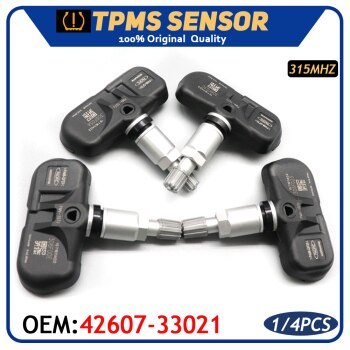 レクサス GS 350 450H SC430 TPMS タイヤ空気圧センサー 315Mhz 4個セット 42607-30050 OEM KU012_画像1