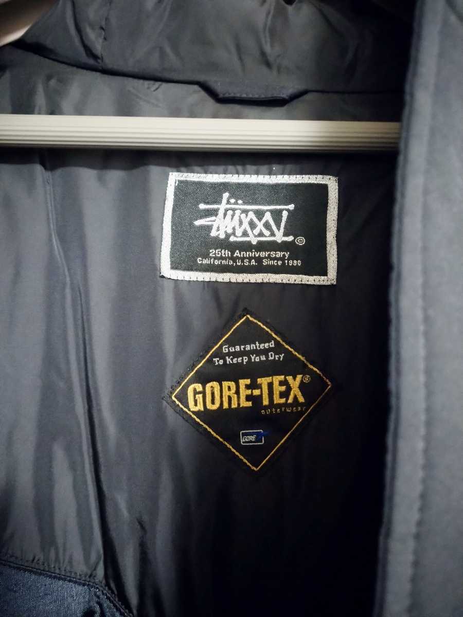 STUSSY×GORE-TEX25周年記念黒XL美中古品ステューシー×ゴアテックスN3Bジャケット_画像3