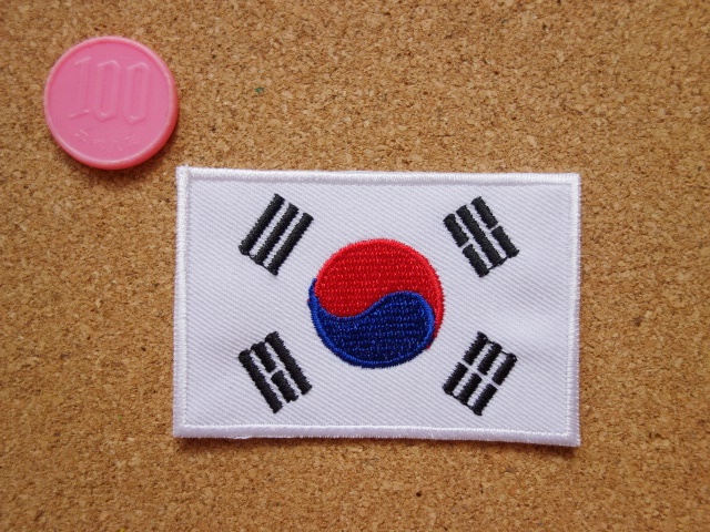 バッジ 韓国 国旗 KOREA 1991.co.jp