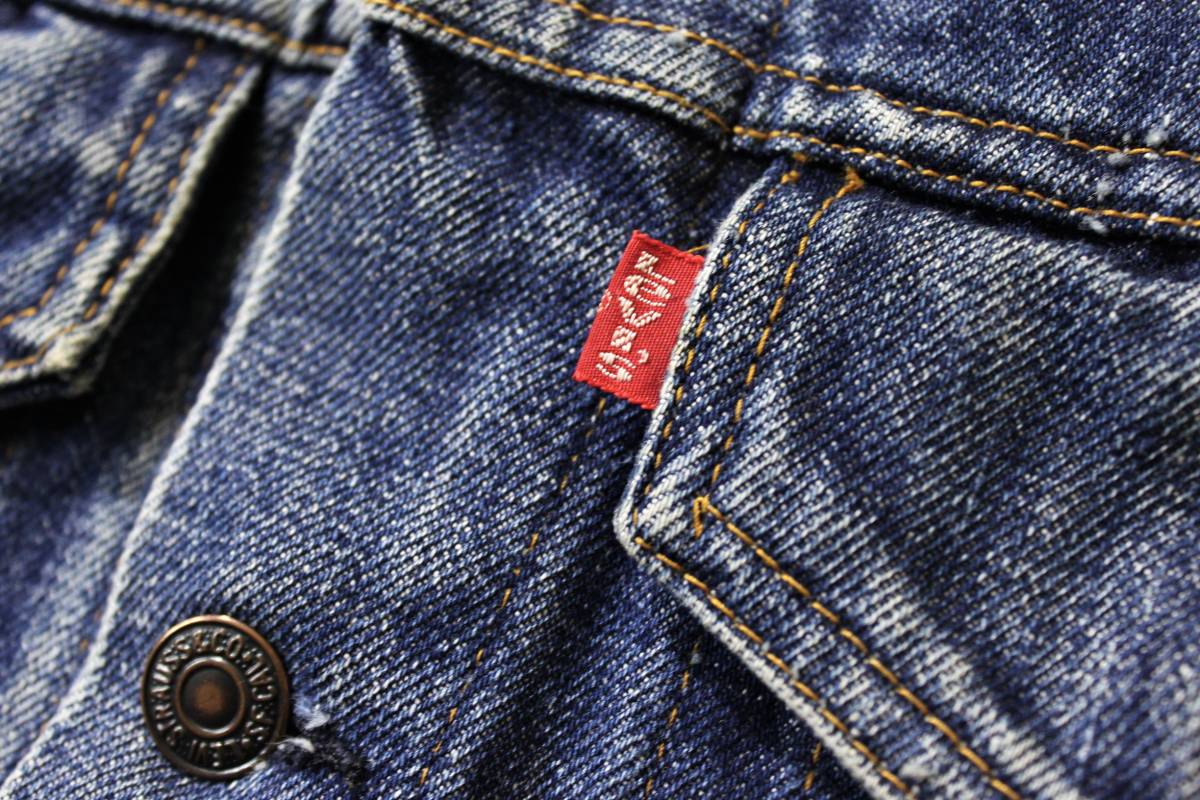 訳あり 70s ビンテージ◆Levis リーバイス◆70505-0217 刻印529 4th デニムジャケット:34