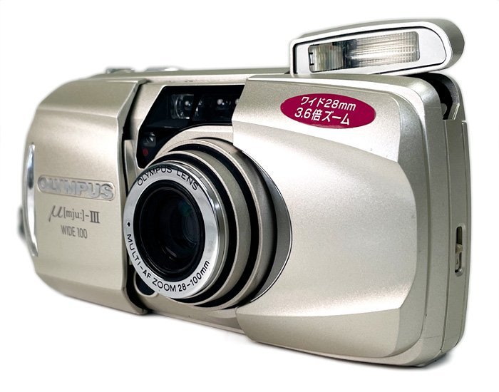 公式通販激安店舗 オリンパス　μ-Ⅲ 120　リモコン付き フィルムカメラ