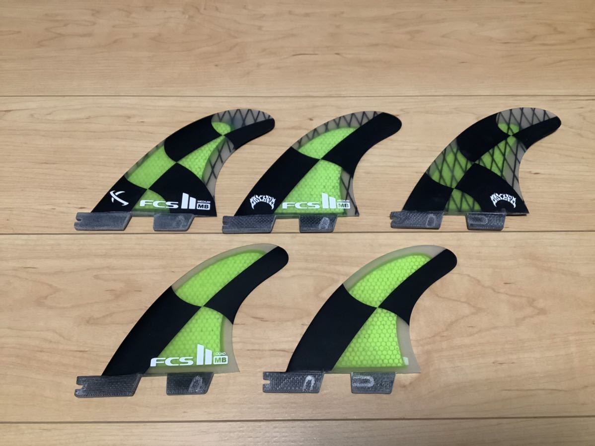 新品未使用　FCS2 MATT BIOLOS TRI-QUAD M size LOST 5Fin ロスト プレセボ　Reactor medium トライ　クワッド　定価29700円_画像3