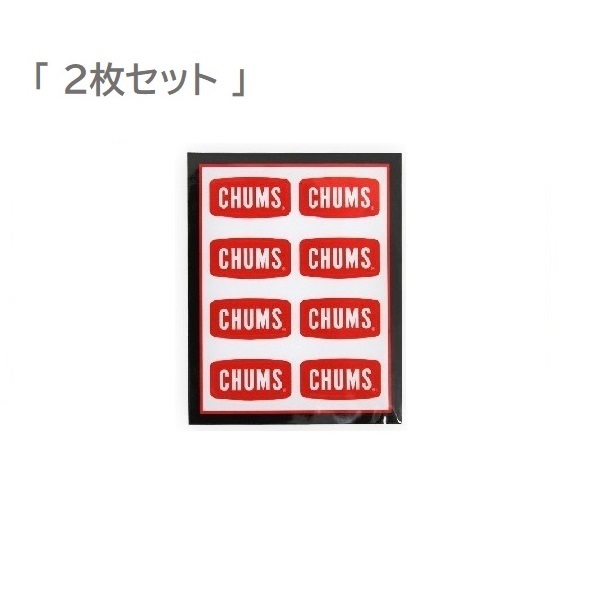 2 шт. комплект Chums стикер mini CHUMS Logo CH62-0089 новый товар PVC материалы водонепроницаемый 