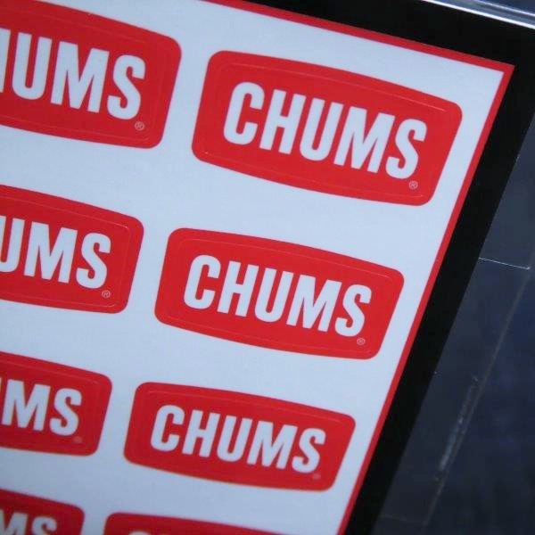 2 шт. комплект Chums стикер mini CHUMS Logo CH62-0089 новый товар PVC материалы водонепроницаемый 