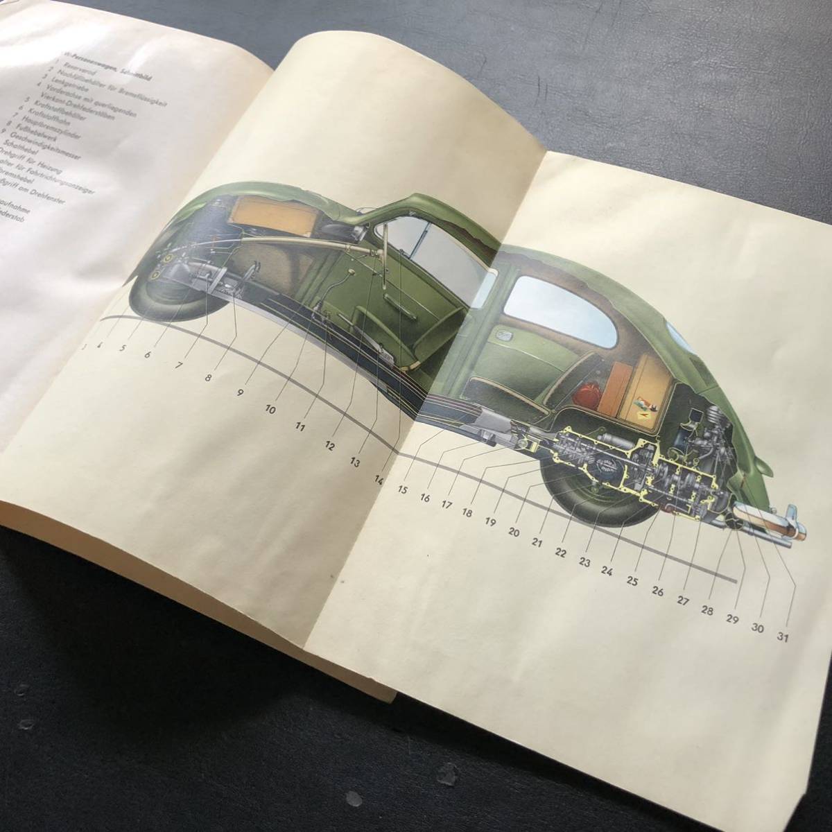  air cooling VW Beetle oval manual owner manual 1957 year 3 month Germany book@ country specification used condition 