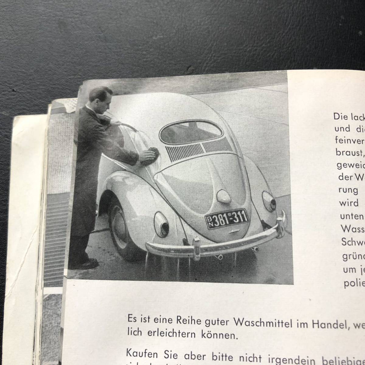  air cooling VW Beetle oval manual owner manual 1957 year 3 month Germany book@ country specification used condition 