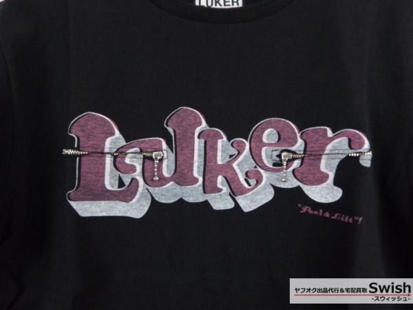 Z177■LUKER × PEEL&LIFT■新品　ZIP/C-CREW.SS ジップポケット Tシャツ L BK/黒■_画像2