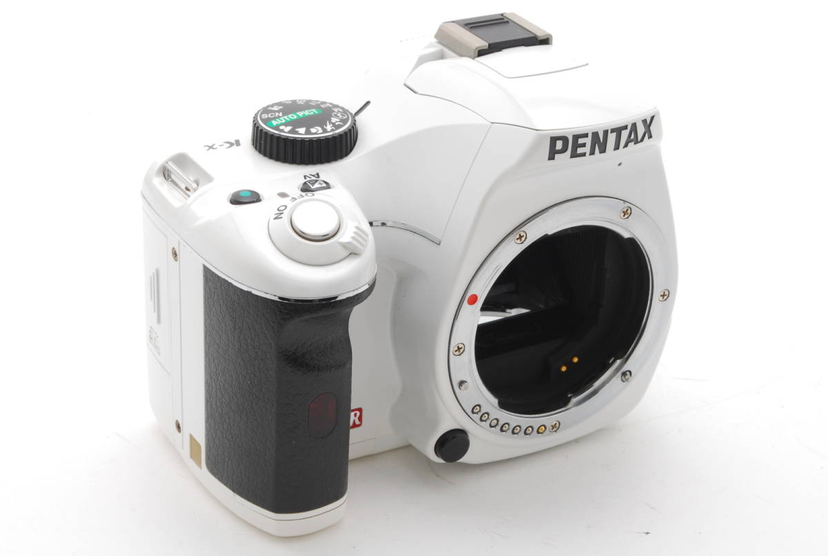 ❤スマホ転送OK❤ ペンタックス K-x 一眼レフカメラ ホワイト-