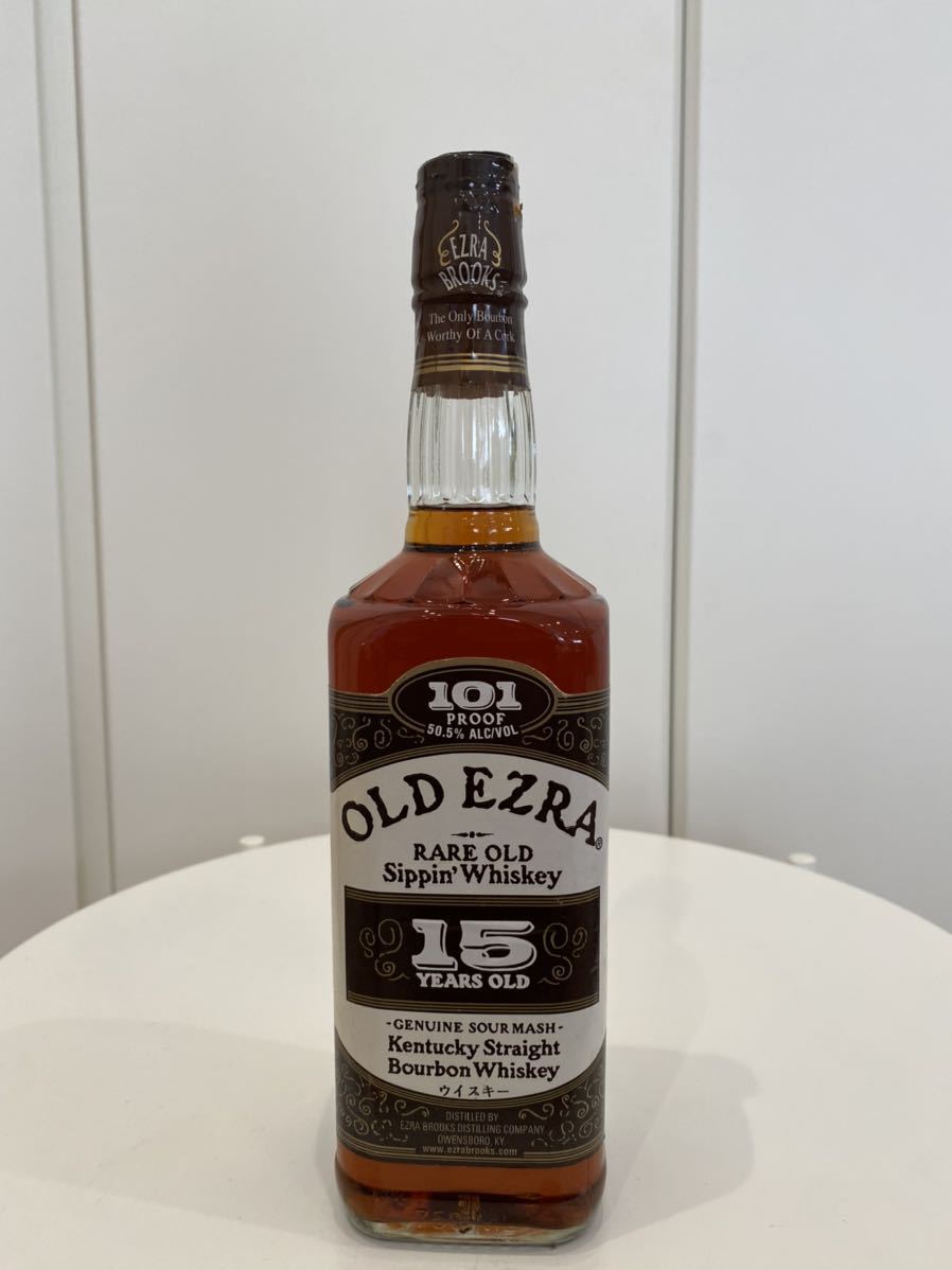 終売 古酒 OLD EZRA 15 YEARS オールド エズラ 15年 旧ボトル バーボン