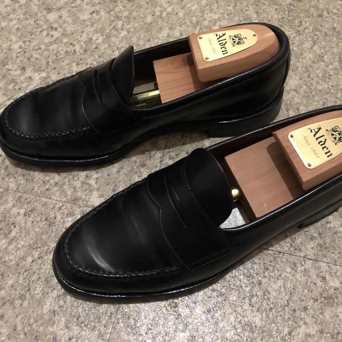 直販正規 希少 brooks brothers別注 ALDEN アンラインド ローファー コードバン ブラック 7ハーフD ブルックスブラザーズ オールデン BLACK alden 直販正規 希少 brooks brothers別注 ALDEN アンラインド ローファー コードバン ブラック 7ハーフD ブルックスブラザーズ オールデン BLACK alden
