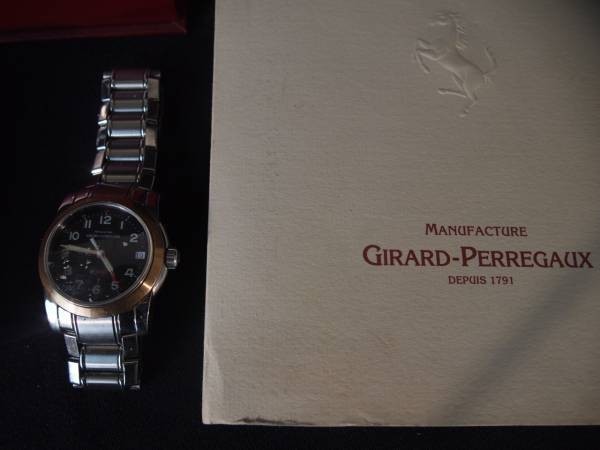 ジラールペルゴ フェラーリ 腕時計 GIRARD-PERREGAUX ベルト交換_画像3