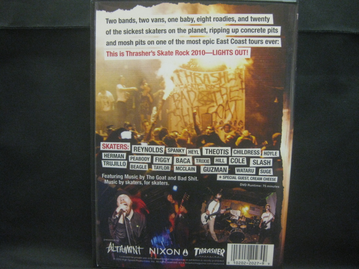 V.A / Lights Out Skate Rock 2010 ◆DV149NO◆DVD_画像2